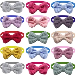 50/100pcs Small Dog Bow Tie For Puppy Dog Bowties Collar Adjustable Girl Dog Bowtie For Cat Dog Collar Pet Supplier