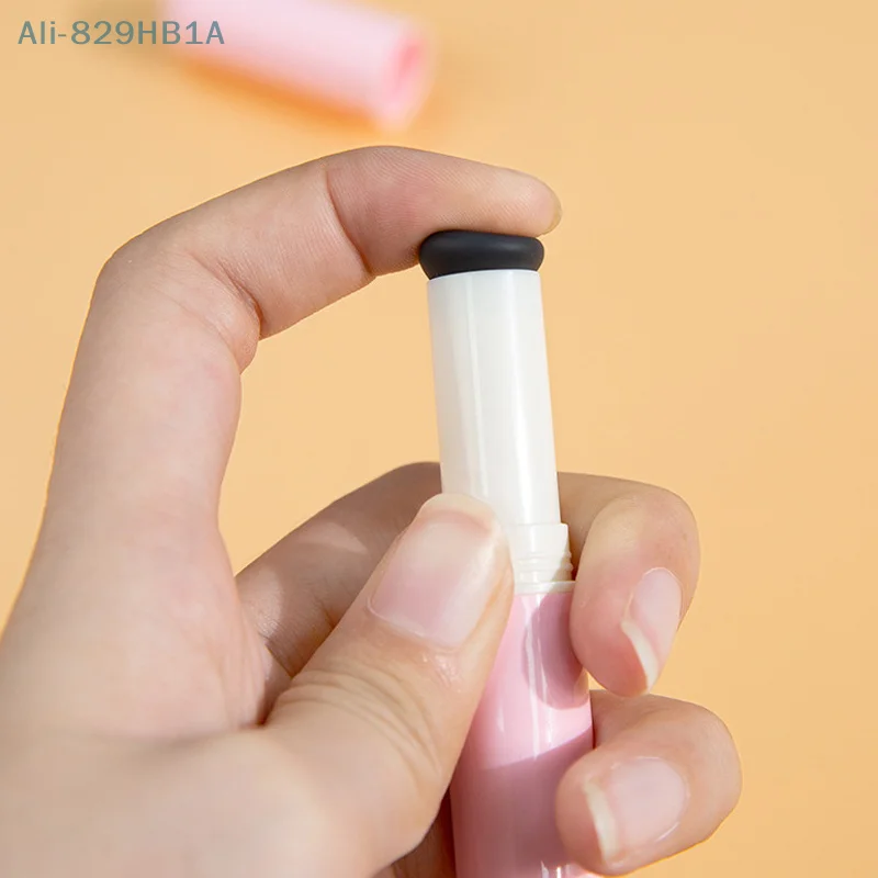 Cepillo de silicona telescópico para labios, corrector en ángulo, herramienta de maquillaje, portátil, cabeza redonda, lápiz labial, corrector