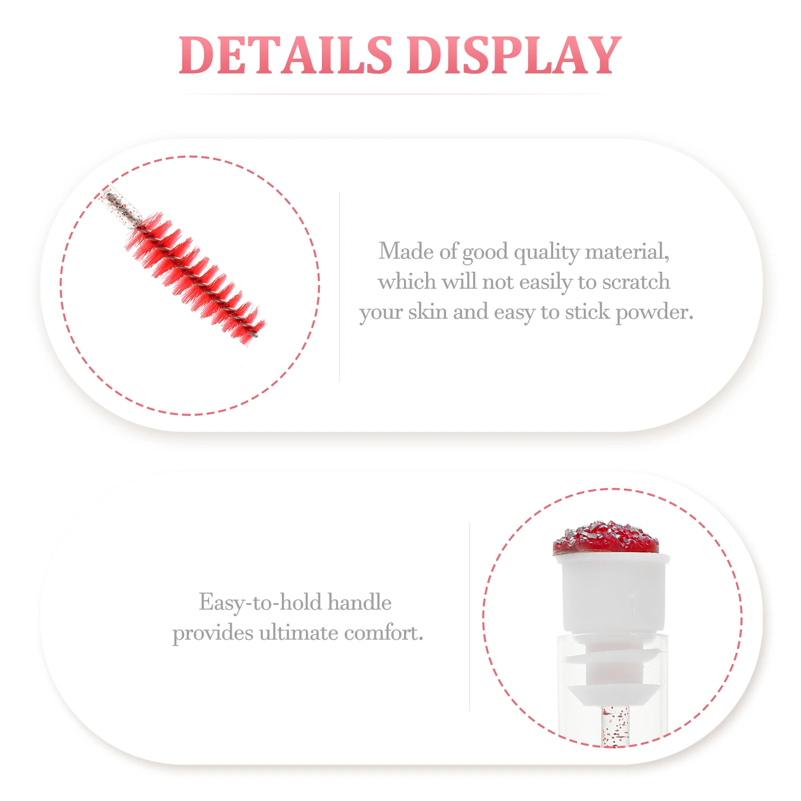 10 Stück Wimpernbürste, professioneller Mascara-Applikator für Wimpernverlängerungen, gefälschte Wimpern, einfacher Griff, bequemer Schönheitssalon