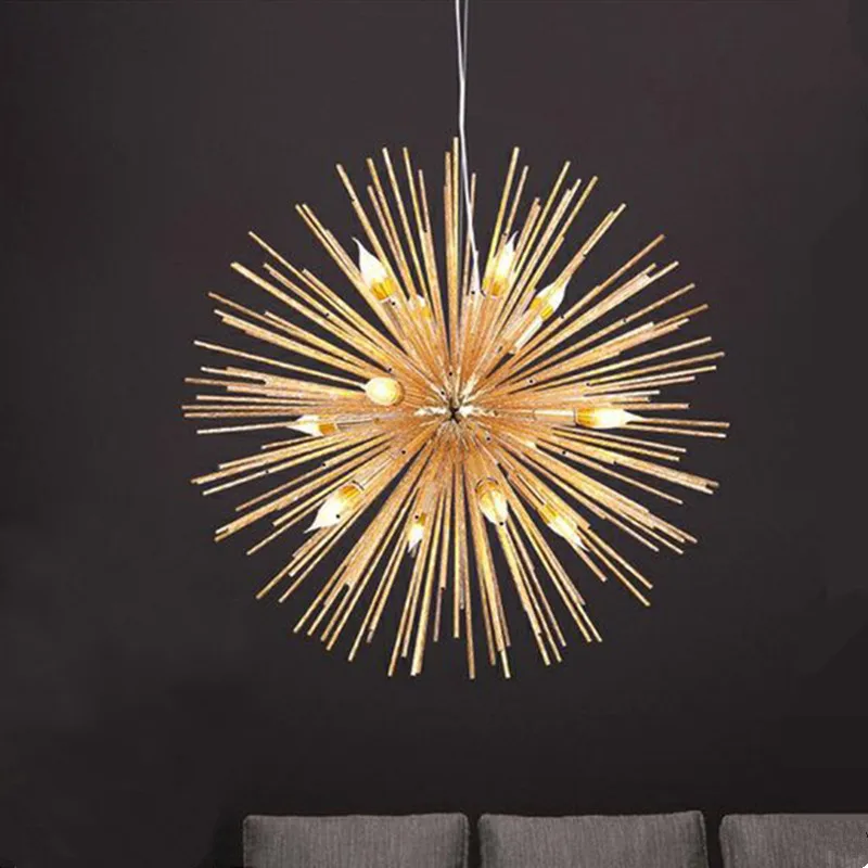 Hedgehog Ball Chandelier Living Room Dining Room Bedroom Cafe Clothing Store Modern Minimalist Nordic Dandelion Pendant Lights