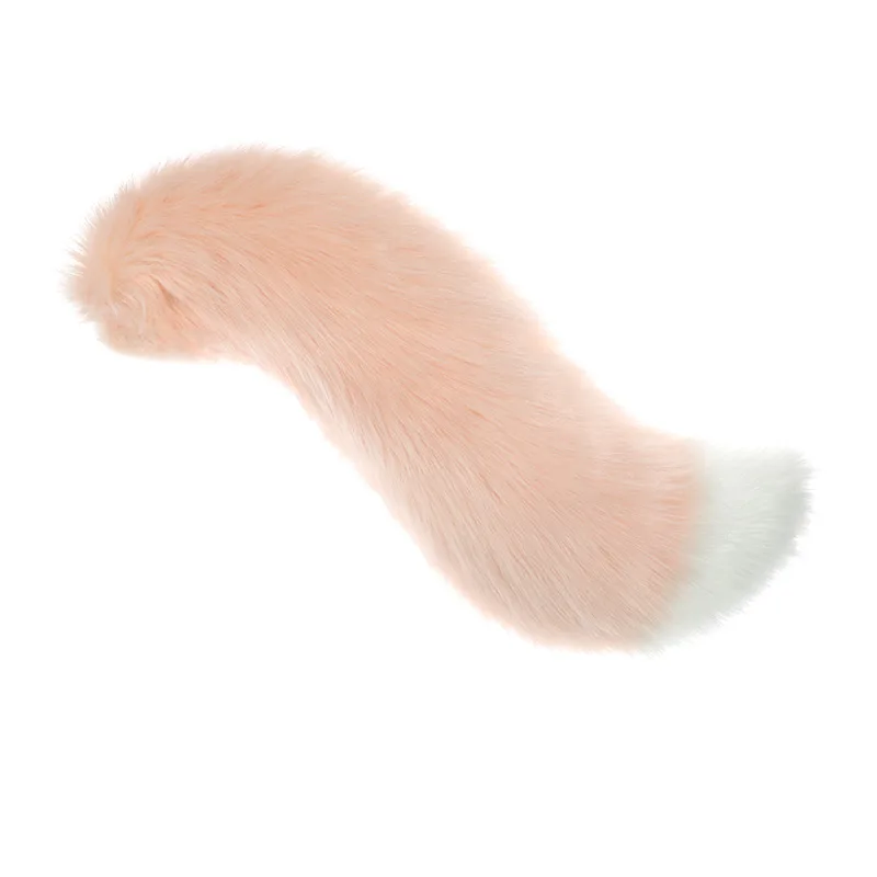 Fox Tail Invisible Belt Faux Fox Tail Lolita Cosplay Costume Accessories Women JK Girl Role Play Plush Animal Tails Anime Props