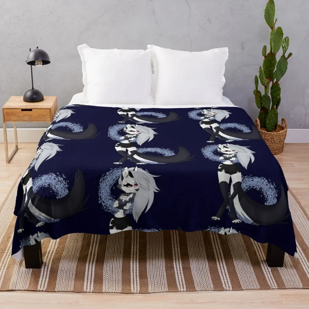 

Loona from Helluva Boss Throw Blanket Ultra Plush Cozy Blanket for Napping Sleeping