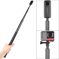 TTL-T19B Long 200cm(78inch) Invisible Selfie Stick for Insta360 ONE X3 X2 X R RS Insta 360 Camera 1/4\