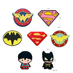 10pcs super hero batman focal Silicone beads wonder woman Teether Jewelry Beads Food Grade For pen Pacifier Chain