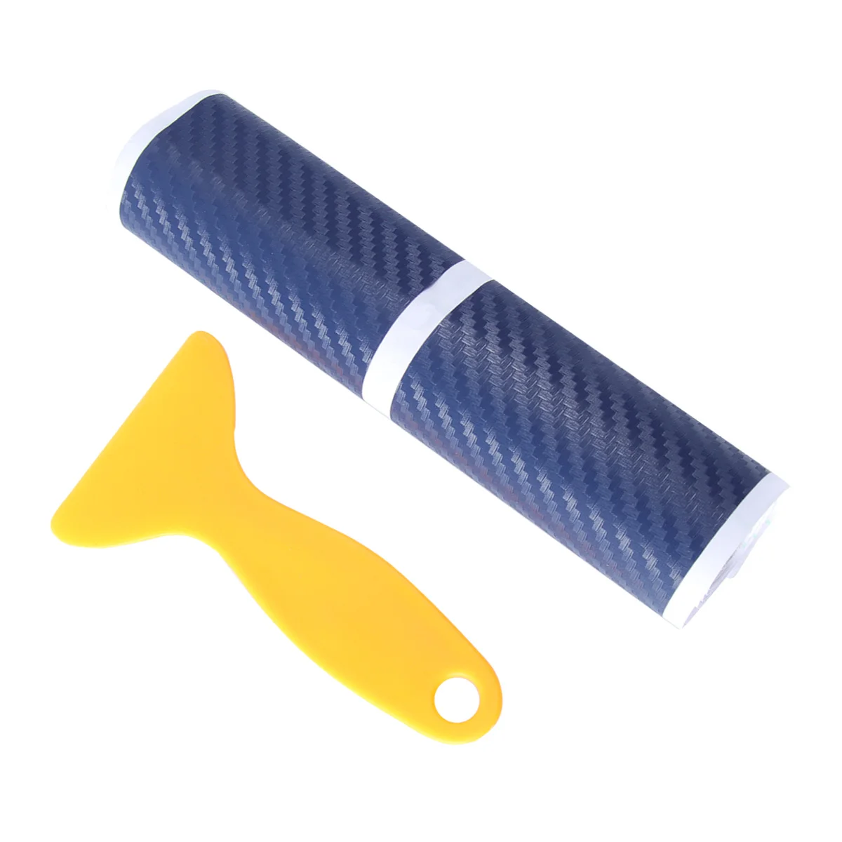 

4Pcs Car Carbon Fiber Door Bumper Strip Scratch Resistant Protective Stickers Durable Auto Styling Pedal Car Strip Bumper