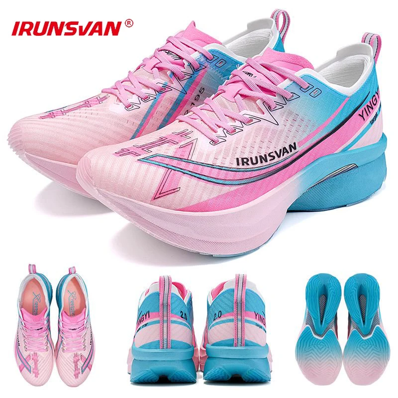 

IRUNSVAN Shadow Wing 2.0 Professional Training Racing Running Lightweight Carbon Plate Men Cushioning Shock