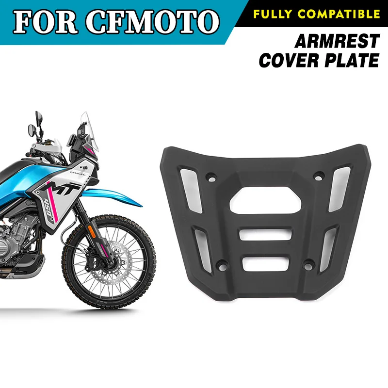 

For CFMOTO 450MT Armrest Cover Plate 2024-2025 Luggage Rack Motorcycle Accessories Suitcase Shelf Plastic Parts Original Parts