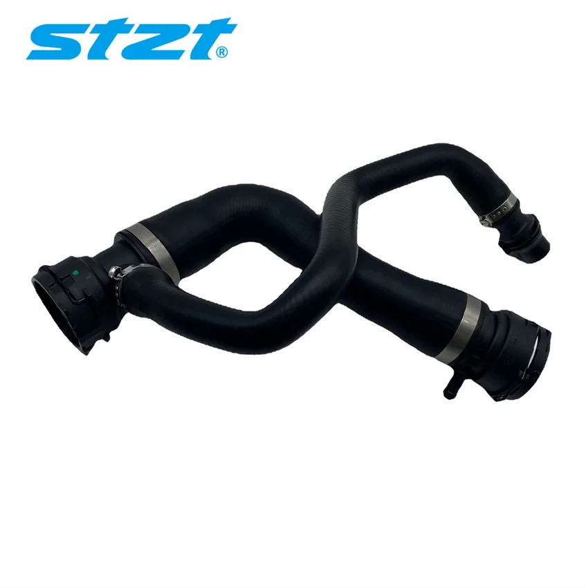 STZT 17127537107 Rubber black color New Radiator Cooling Hose For BMW X5 07-10 E70 Upper Water Hose OEM 17127593490