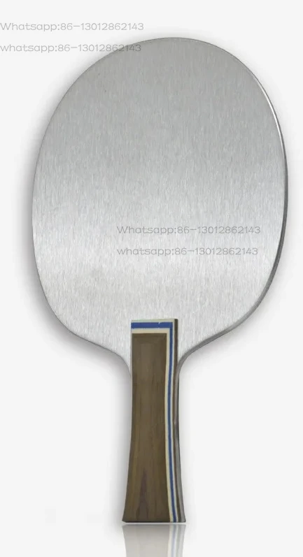 900G stainless steel table tennis racket baseplate high-grade wooden handle, professional weight training racket, metal racket