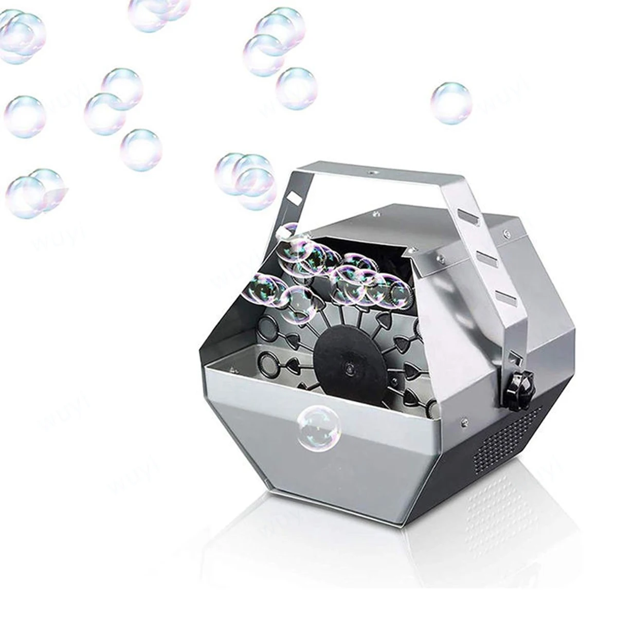 Mini Soap Bubble Machine Professional Portable 60W with Manual Remote Wireless Control For Dj Disco Wedding Party Stage Home