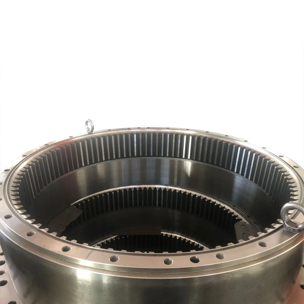 Custom Nonstandard Large Steel Internal Ring Gear with Mounting Holes 100kg for Industrial Equipment