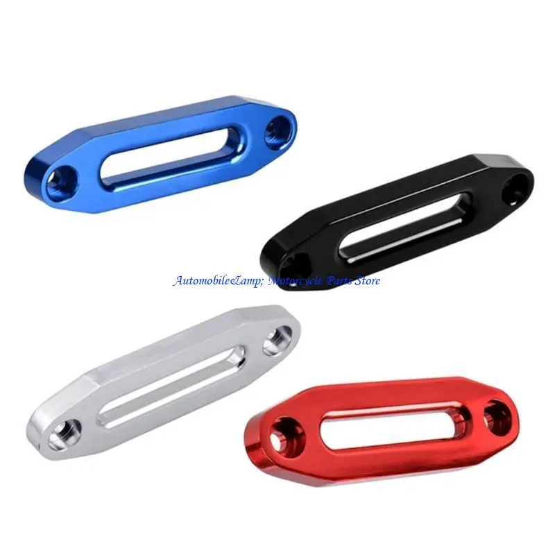 H7BD Front Rear Hawse Fairlead Winch for 3000LBS ATV UTV Rope Red/Black/Silver/Blue