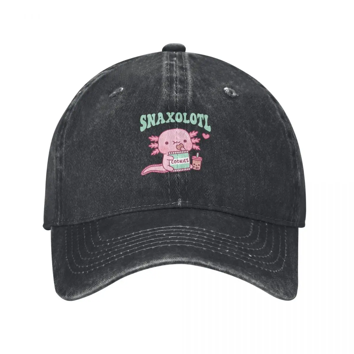 Funny Snaxolotl Snack A Lotl Like The Axolotl Baseball Cap hard hat Military Tactical Cap Women's Beach Men's