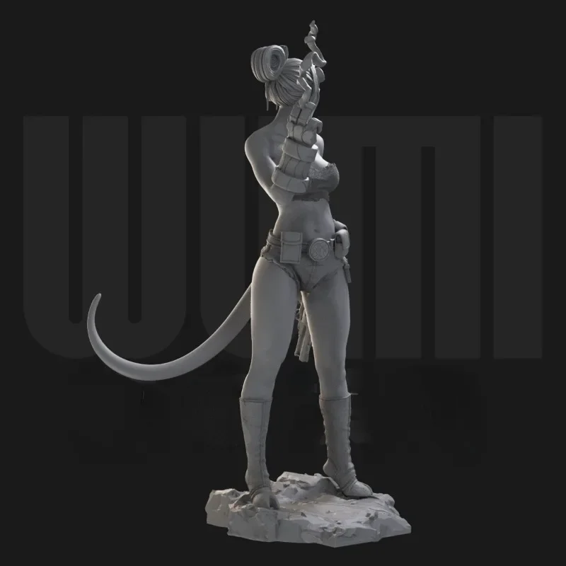 1/24 Scale Resin Figure Model Kit Hell Female Devil Fantasy Miniature Collection Toys Unassembled and Unpainted Free Shipping