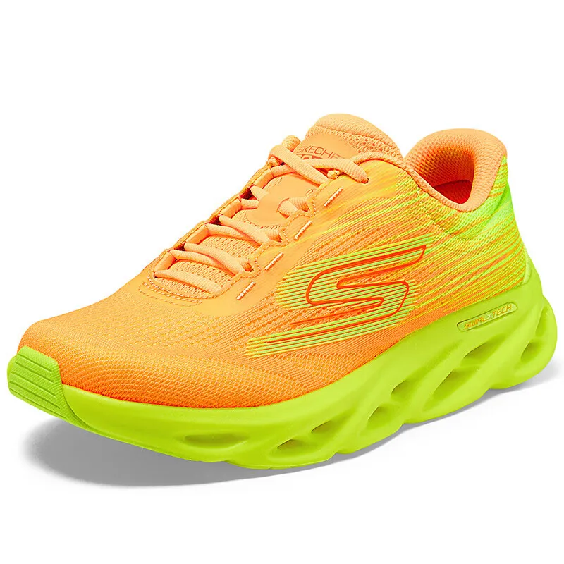 

Skechers Women's Shoes 2025 new breathable sports shoes Fashion comfortable casual shoes mesh running shoes 129501-ORYL