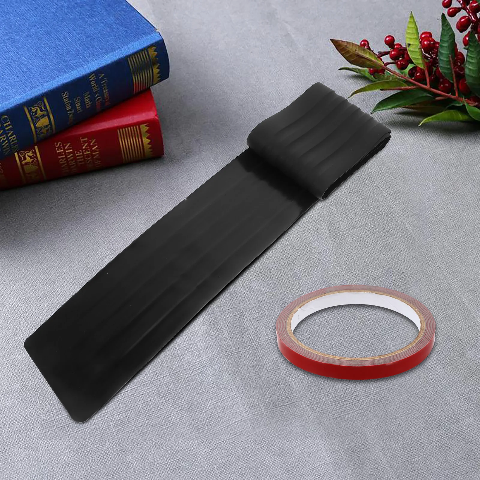 

2 Pcs Bumper Protector Rubber Material Universal SUV Truck Scratch Rubber Trim Cover Shield Cover Insurance