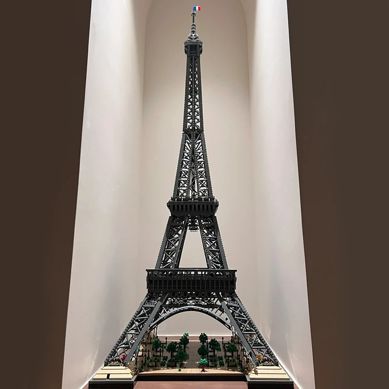 10001-teiliger großer Eiffelturm-Baukasten, Kindergeburtstags- und Weihnachtsgeschenke, Lernspielzeug für Kinder, Heimdekorationsornamente