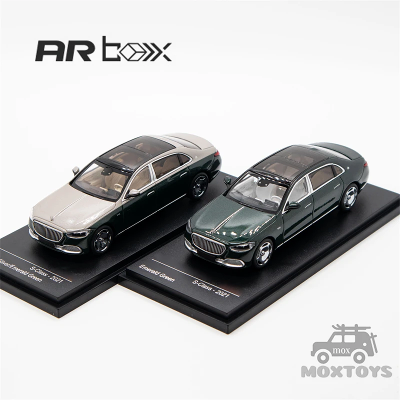 

AR BOX x Polar Master 1:64 MB S680 Green / Silver Green Diecast Model Car