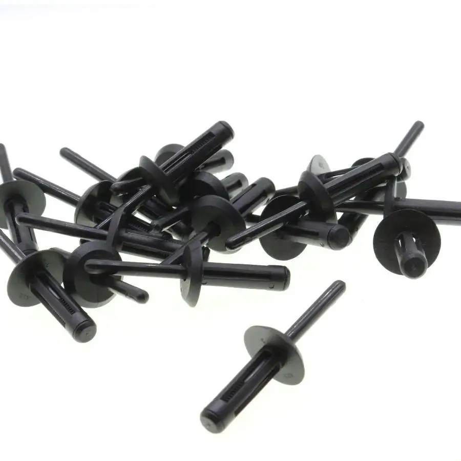 With Chevrolet Beretta 1987-1996 25 Pieces Nylon Black Expanding Rivet Clips For Bumper Fender & Wheelhouse Shell Retainers