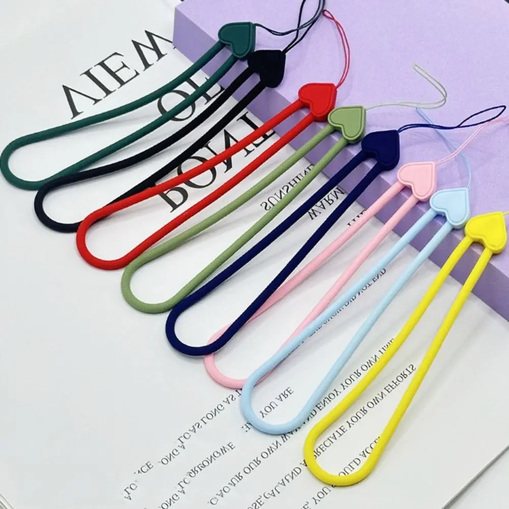 Silicone Wrist Hand Strap Short Rope Phone Lanyard Mobile Phone Strap Anti Lost Key Straps Phone Hanging Rope For Mobile Phone