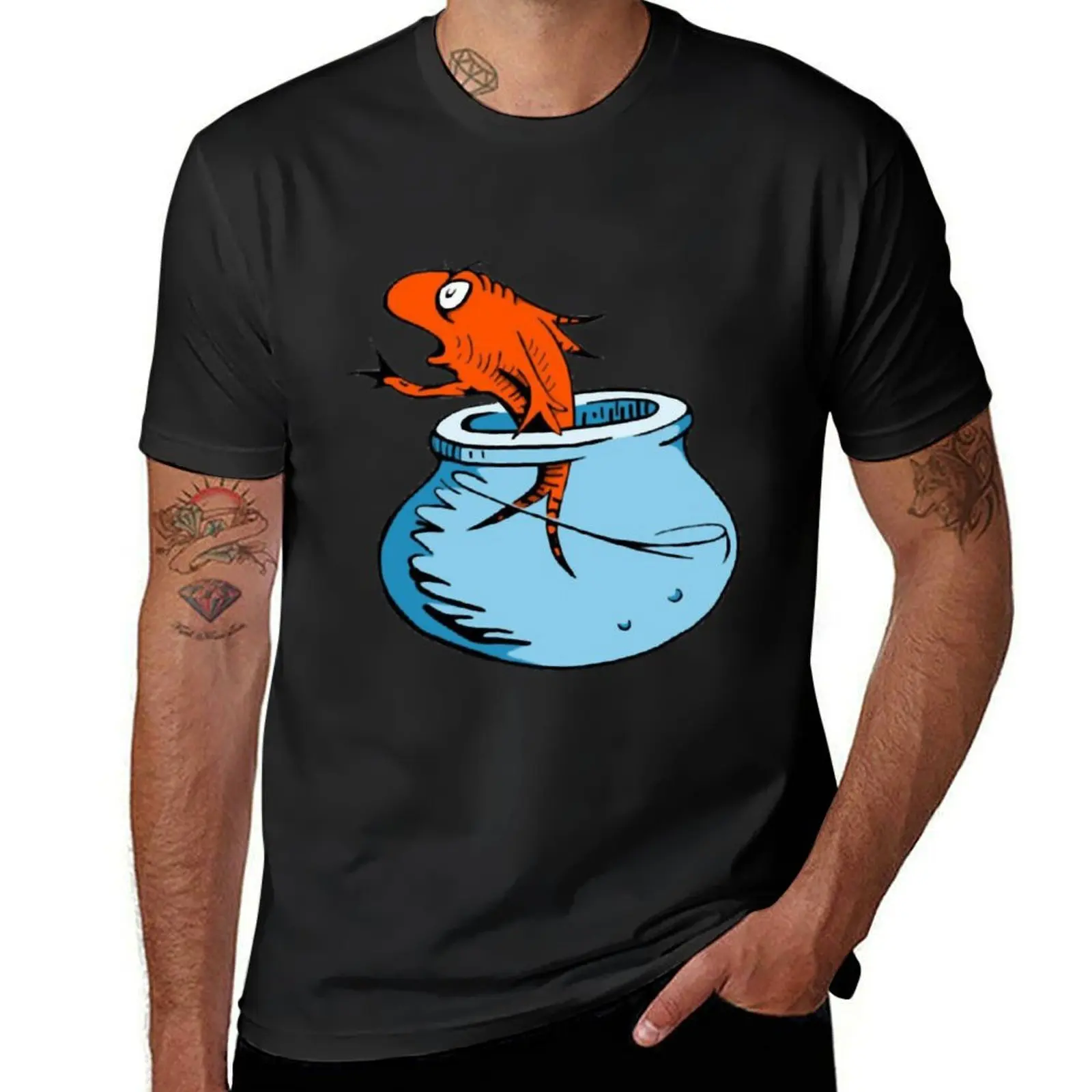 

Fish T-Shirt customs design your own tops sublime sports fans sweat shirts, men