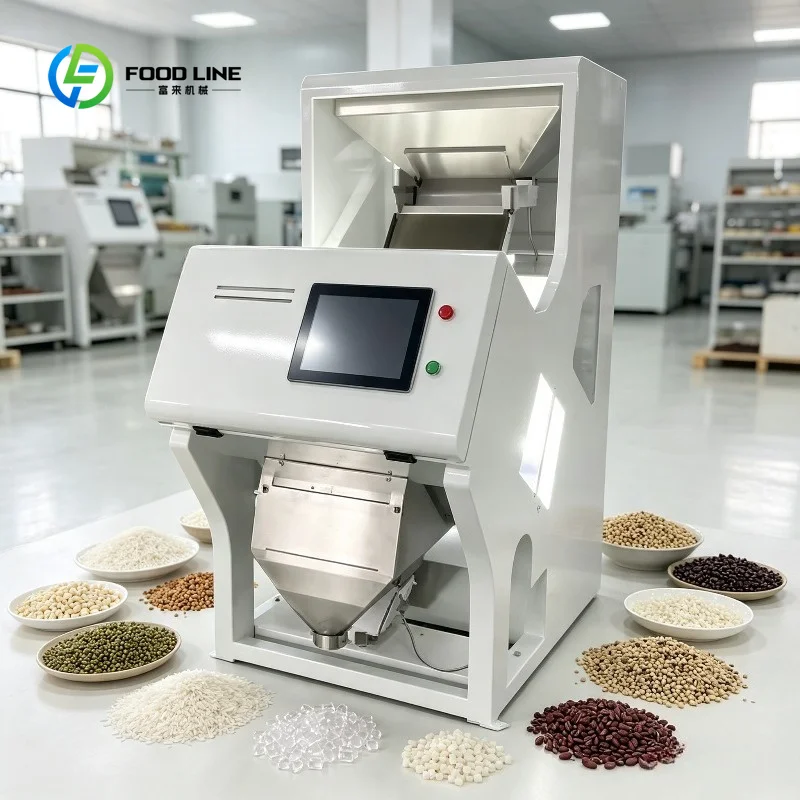 Customized Optical Color Sorter Bean Colour Sorter Sorting Raw Coffee Color Selector/Grader Machine