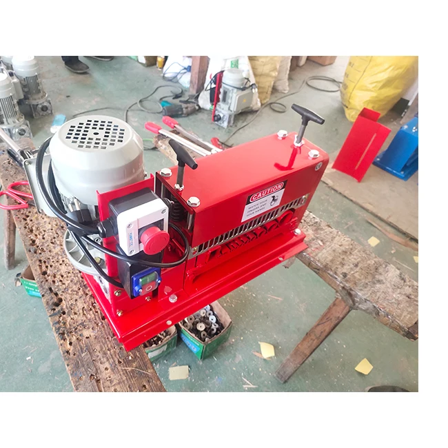 Stripping using automatic waste electric wire drawing machine and wire drawing machine and cutter wire stripping machine