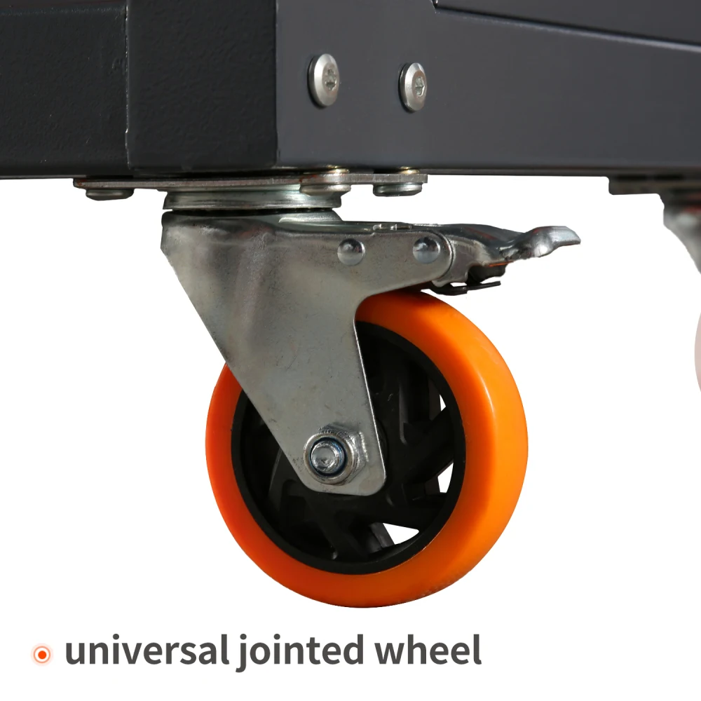 CAT40 CNC Tool Cart-100CAP:5-Tier Rolling Cart w/Wheels,40 Taper Tool Organizer for Shops