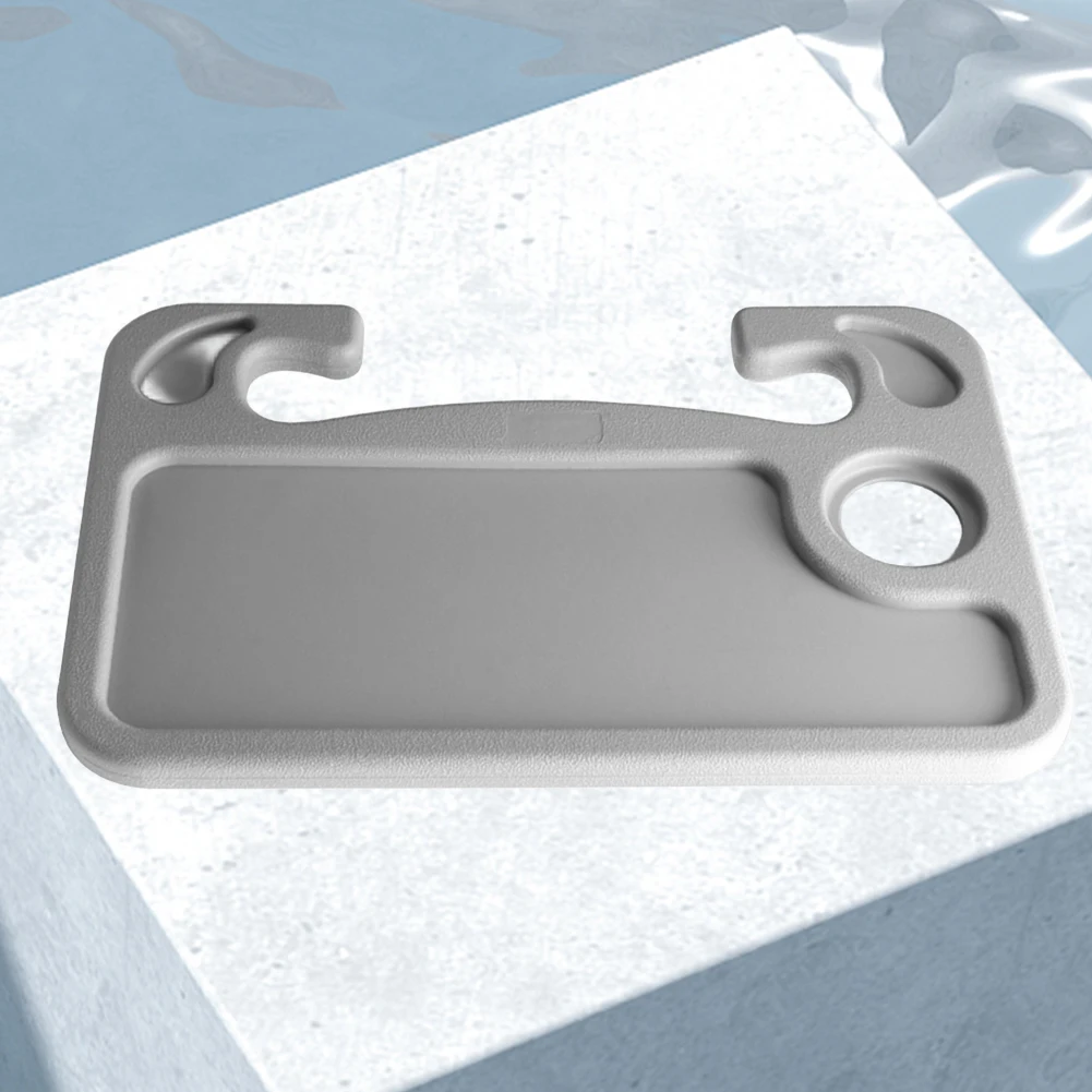 

Car Steering Wheel Dining Table Bracket Adjustable Drink Food Tray Board Flexible Portable Table Holder Board Car Accessories