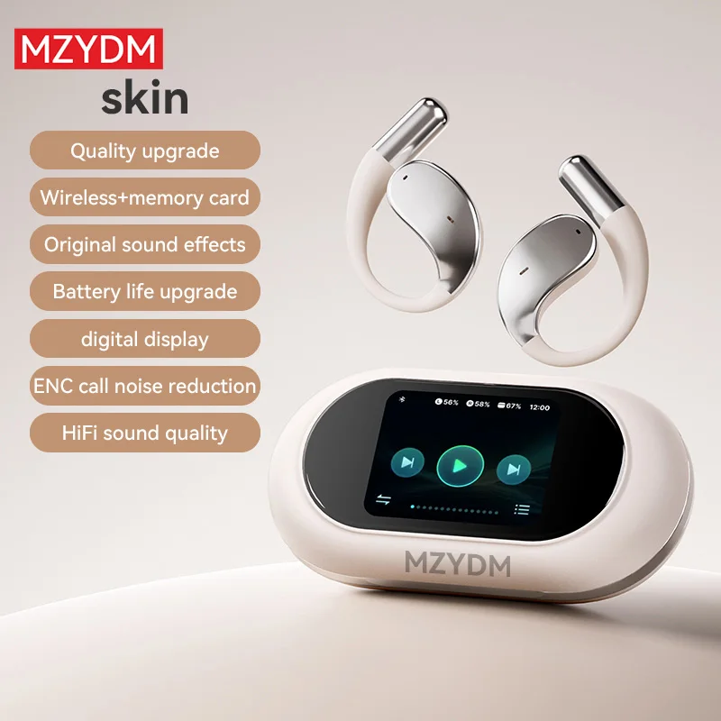 

MZYDM True Wireless Earbuds LED Display Noise Cancelling Q39 Pro Bluetooth Headphones HIFi Sound In Ear Headset Sports Earphones