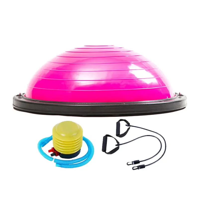 gym fitness non-slip mini balance massage exercise trainer pilates yoga wave speed half ball