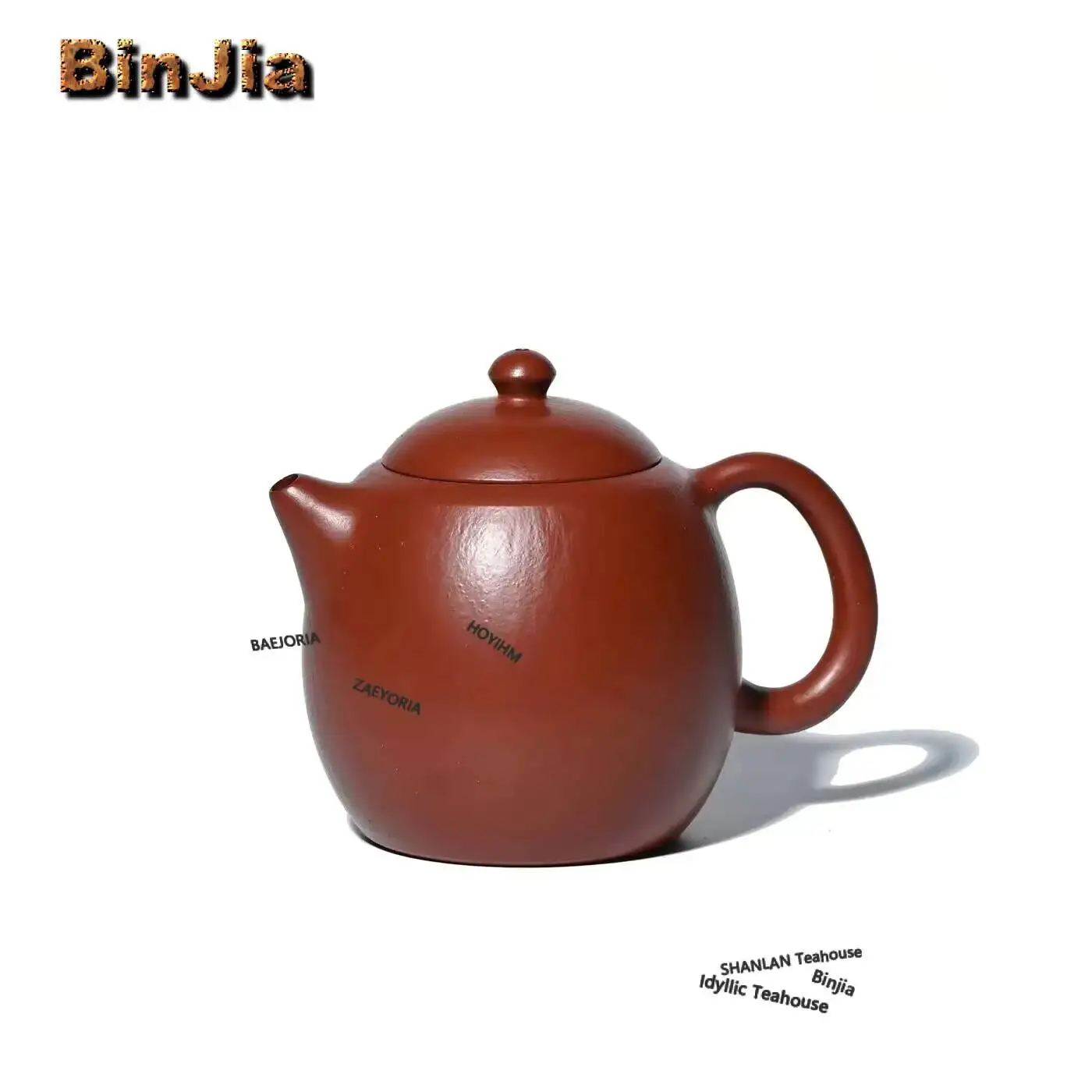 280ml Retro Yixing Purple Clay Teapots Handmade Dragon Egg Pot Raw Ore Pear Skin Zhu Mud Kettle Zisha Tea Set Tea Ceremony Gift