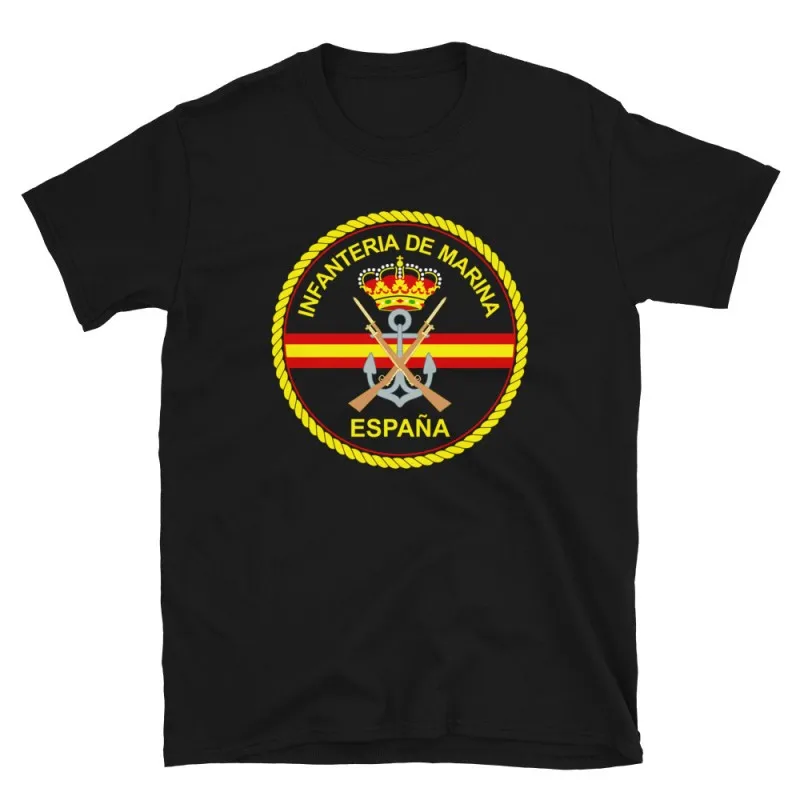 Infanteria Marina Spanish navies Army T-Shirt Short Sleeve Casual 100% Cotton O-Neck Men T Shirt