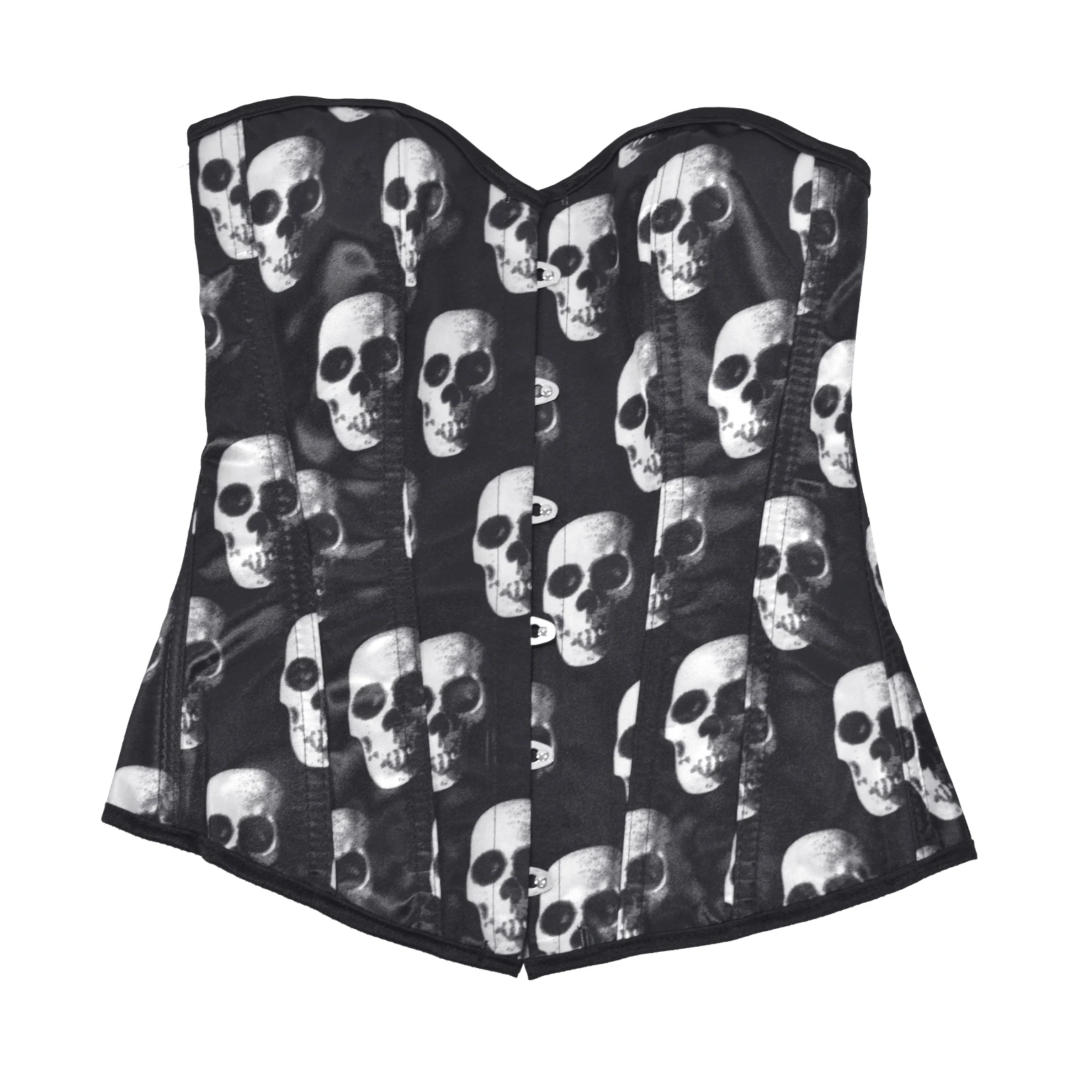 Underbust Corset Floral Bustier Gothique Corset For Women Front Busk Sexy Women Gothic Corset