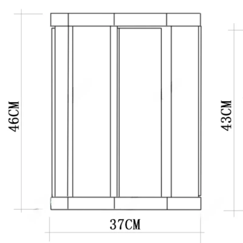 Mesa auxiliar apilable multifuncional, taburete de combinación multifuncional de madera maciza de arte minimalista