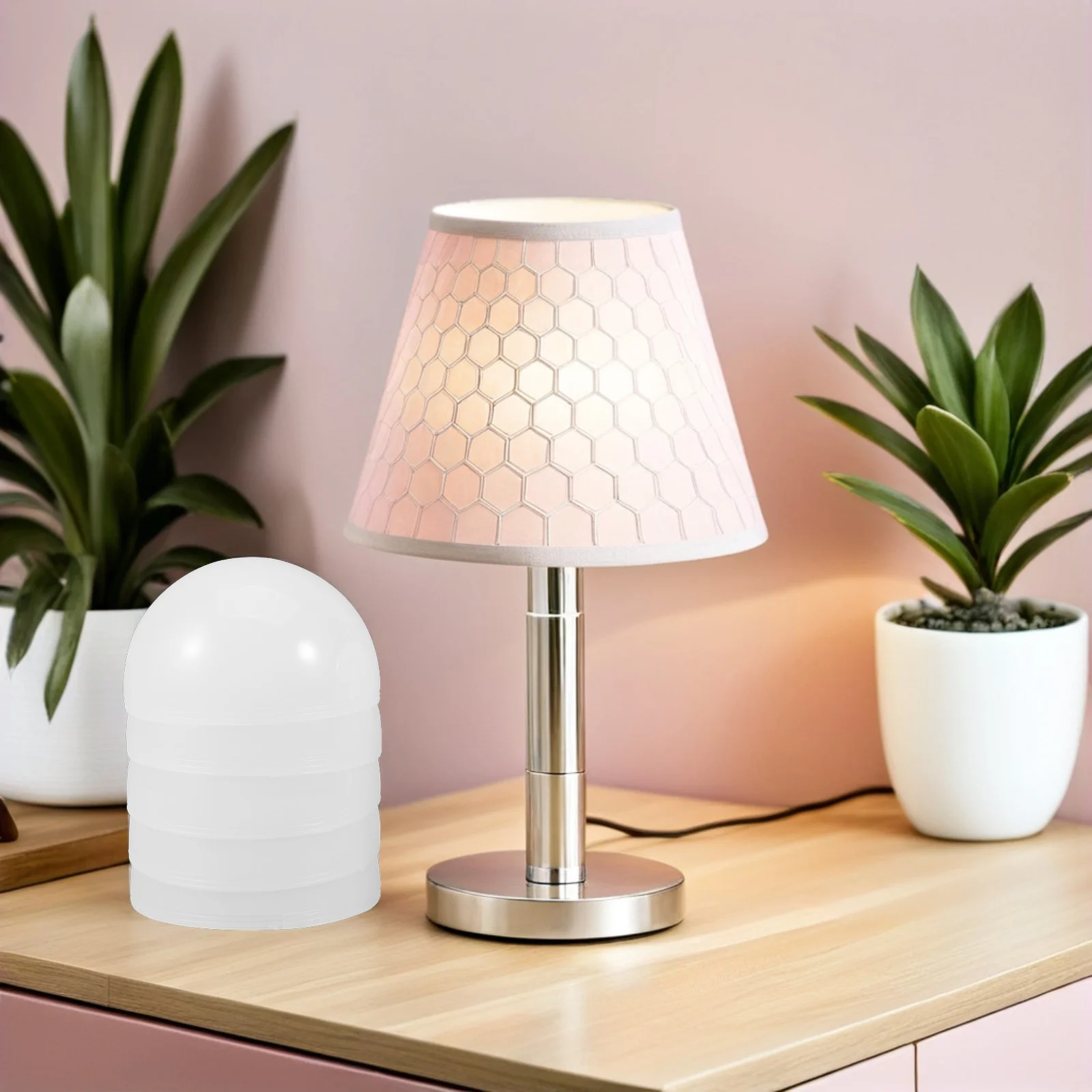 

10Pcs Replacement Globe Lamp Shade Covers Half Globe Pc Light Diffuser Clear Lamp Shade for LED Ceiling Table Fixtures Fog Free