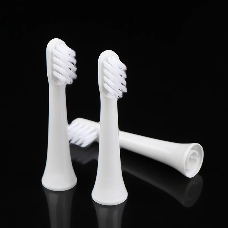 3pcs Electric Toothbrush Head For T100 Whitening Soft Vacuum Replacment Heads Clean Bristle Brush Nozzles Head