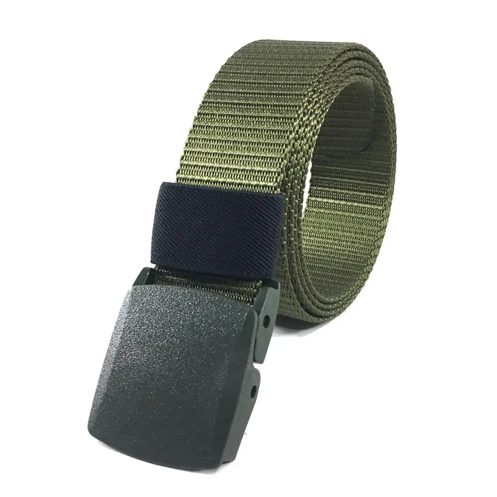 125CM Automatic Buckle Nylon Belt Male Army Tactical Belt Mens Military Waist Canvas Belts Survival Cummerbunds Strap