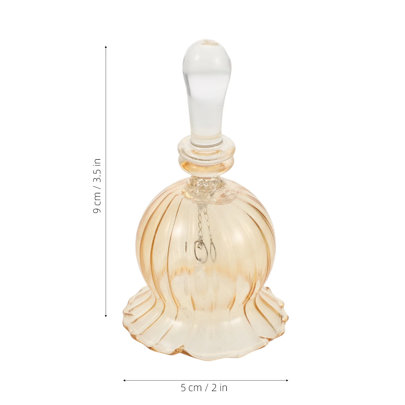 กระดิ่งแก้วคริสตัลวินเทจ แบบใช้มือ  เสียงใส  ตกแต่งร้านค้า  กระดิ่งสำหรับพิธีแต่งงาน  งานเลี้ยงวันหยุด