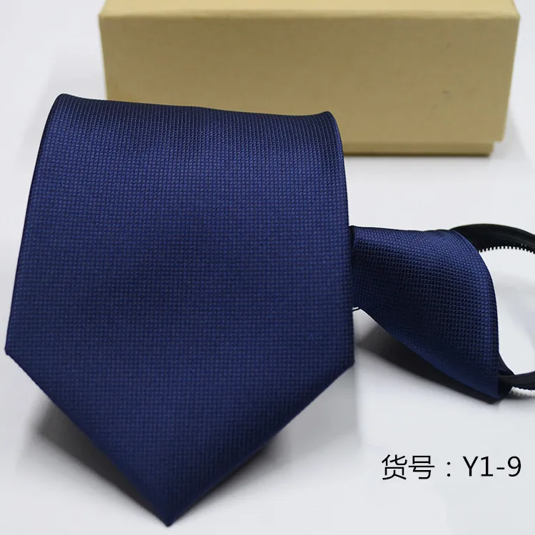 

Men's casual zippered tie, new Korean version for professional formal wear, convenient for lazy people. Tie in stock