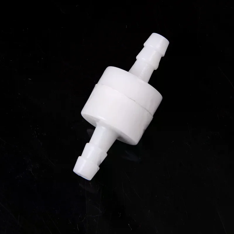 

【New】6mm 1/4" White One Way Inline Check Valve Fuel Diesel Gas Petrol Liquid Air