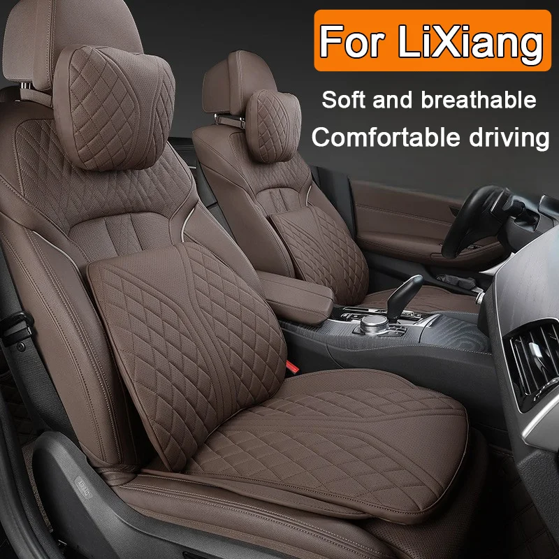 Luxury Car Seat Cover Leather Protection Seat Cushion Seat Support Pillow For Leading Ideal Li LiXiang L7 L8 L9