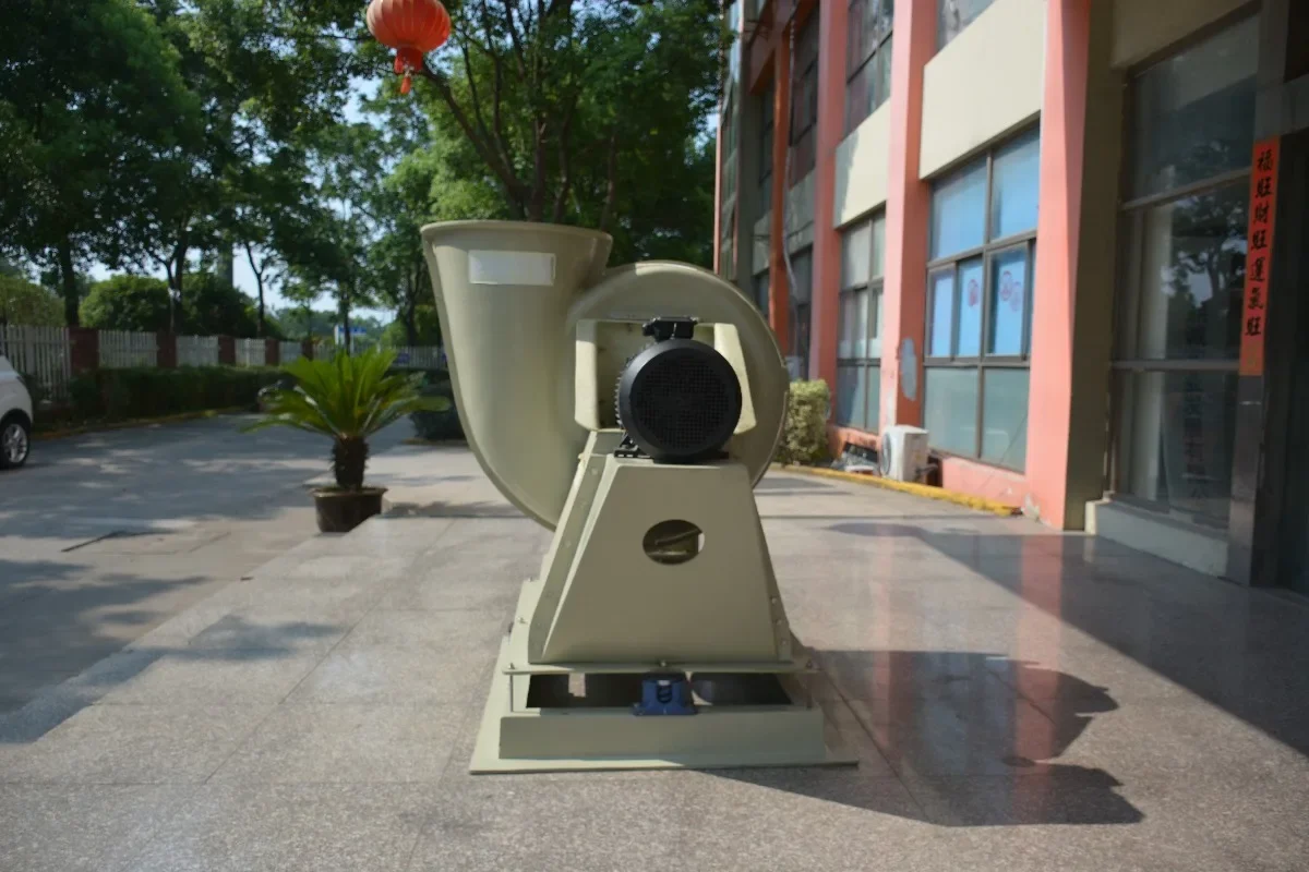 High-Power Industrial Blower Large Air Volume Glass Fiber Reinforced Plastic Fan Variable Frequency Customizable OEM Support