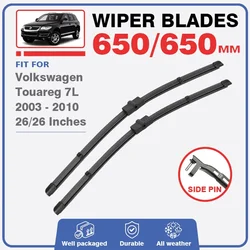 Wiper Blades For Volkswagen VW Touareg 7L 2003 - 2010 Front Rear Windshield Brushes Windscreen Car Accessories Cover Spring 2008