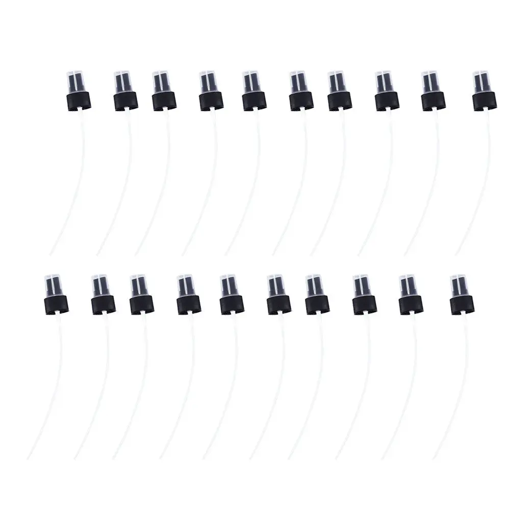 

20 шт. высококачественных сменных распылительных насадок для флаконов с парфюмерной водой и средствами по уходу за кожей, пластиковые колпачки-распылители