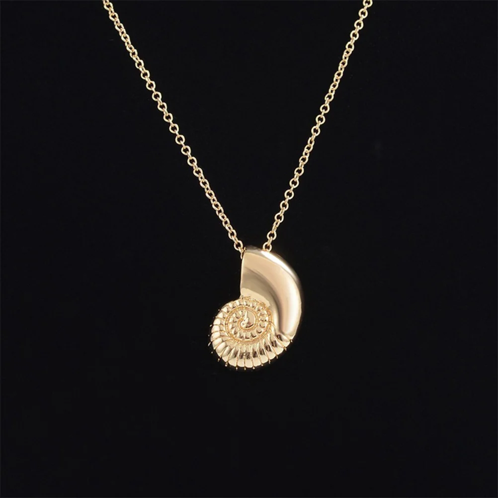 

Sea Snail Pendant Necklace Sea Snail Necklace Gift Small Pendant