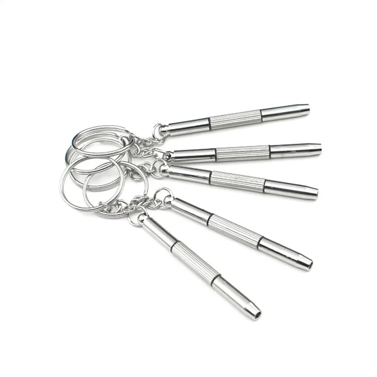 1/3/5/10-teiliger Brillenschraubendreher, Uhrenreparatur-Set mit Schlüsselanhänger, Tragbare Handwerkzeuge, Präzisions-Schraubendreher – Detail 6