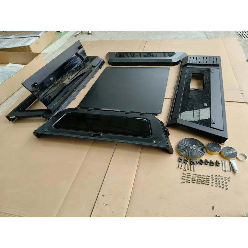 

4x4 Waterproof Aluminum Hardtop Pickup Canopy Manual Locking Truck Bed Topper