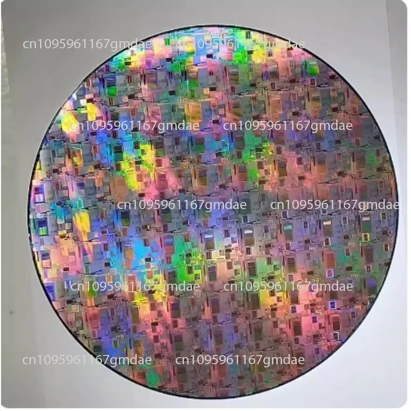 Wafer de silício, wafer de litografia de 8 polegadas e 6 polegadas, circuito integrado, wafer de silício semicondutor, chip IC, suporte acrílico