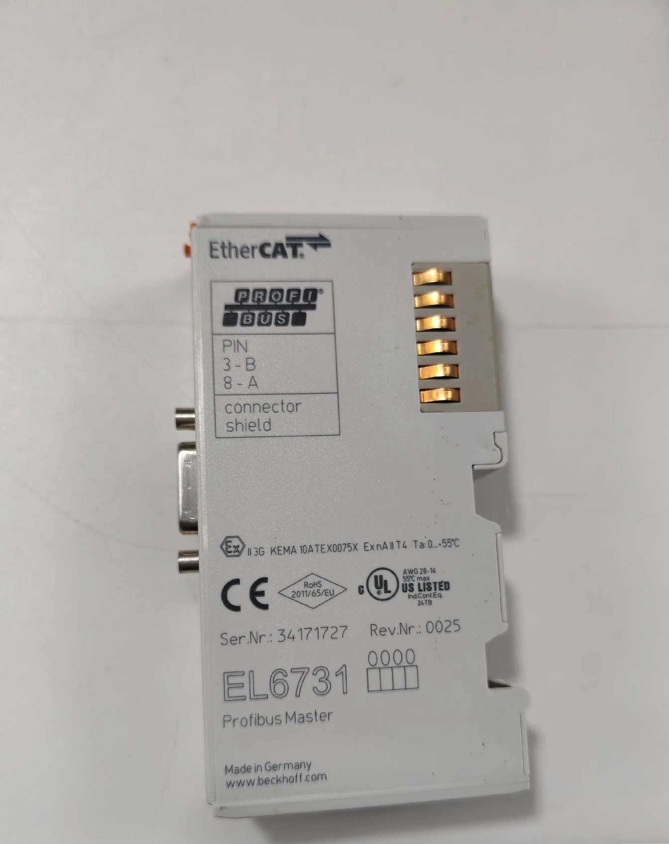 Beckhoff Module EL6731-0010 EL6692 EC6652-0010 EL6652 New Inquiry